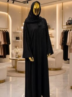 عباي ستراس اسود